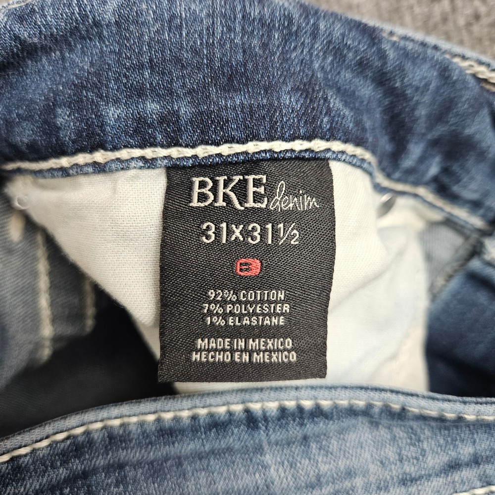 Buckle BKE Stella Bootcut Jeans Women's 31 Blue Dark Wash Stretch Mid Rise Denim - Picture 3 of 12